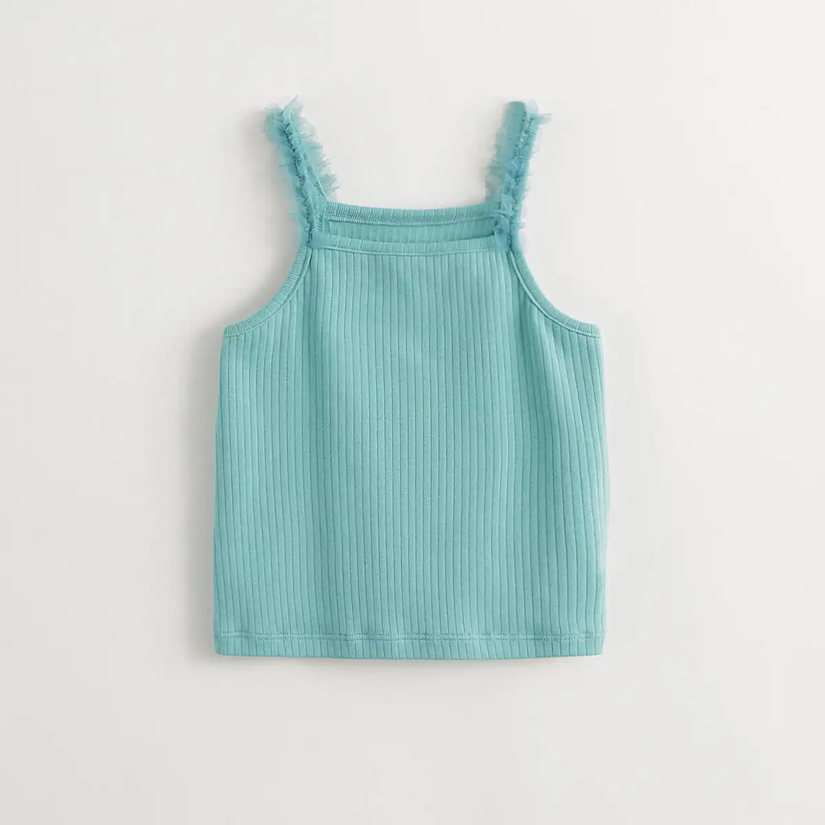 

MARC&JANIE Girls Soft Elastic Ribbed Knit Camisole Tank Top for Summer French Series 240563