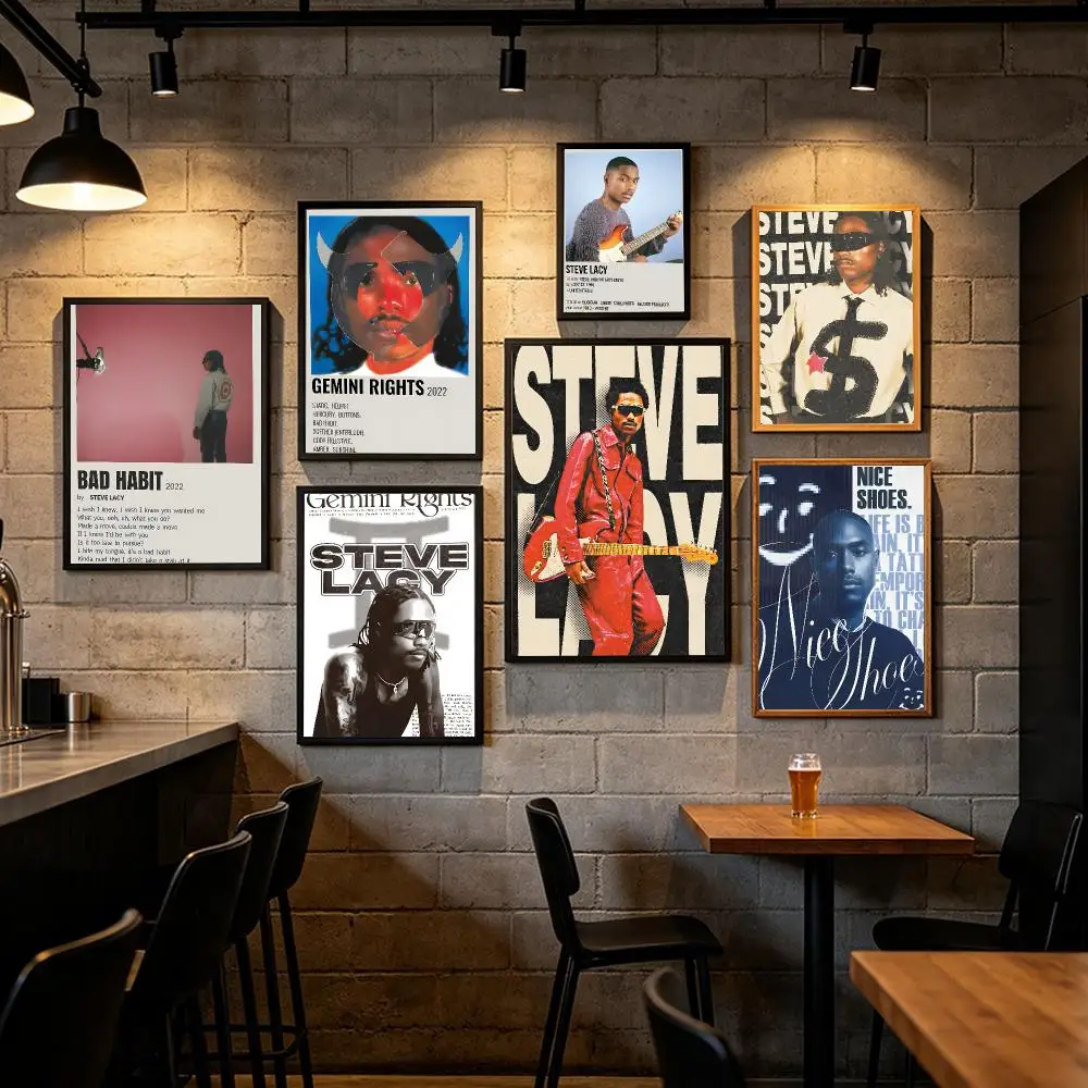 S-Steve L-Lacy Singer Poster Art HD Art Sticky Wall Waterproof Home Living Room Bar Decoration