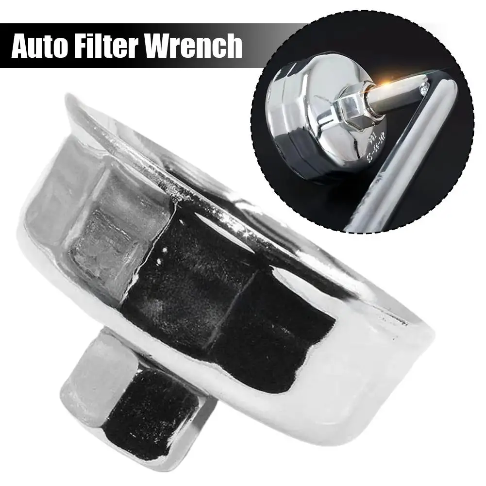 

901 Oil Filter Wrench 1/2" Square Steel Filter Socket Repair Wrenches Flutes 14 Grid Disassembly Hand Oil Tools Tool Automo H6k8