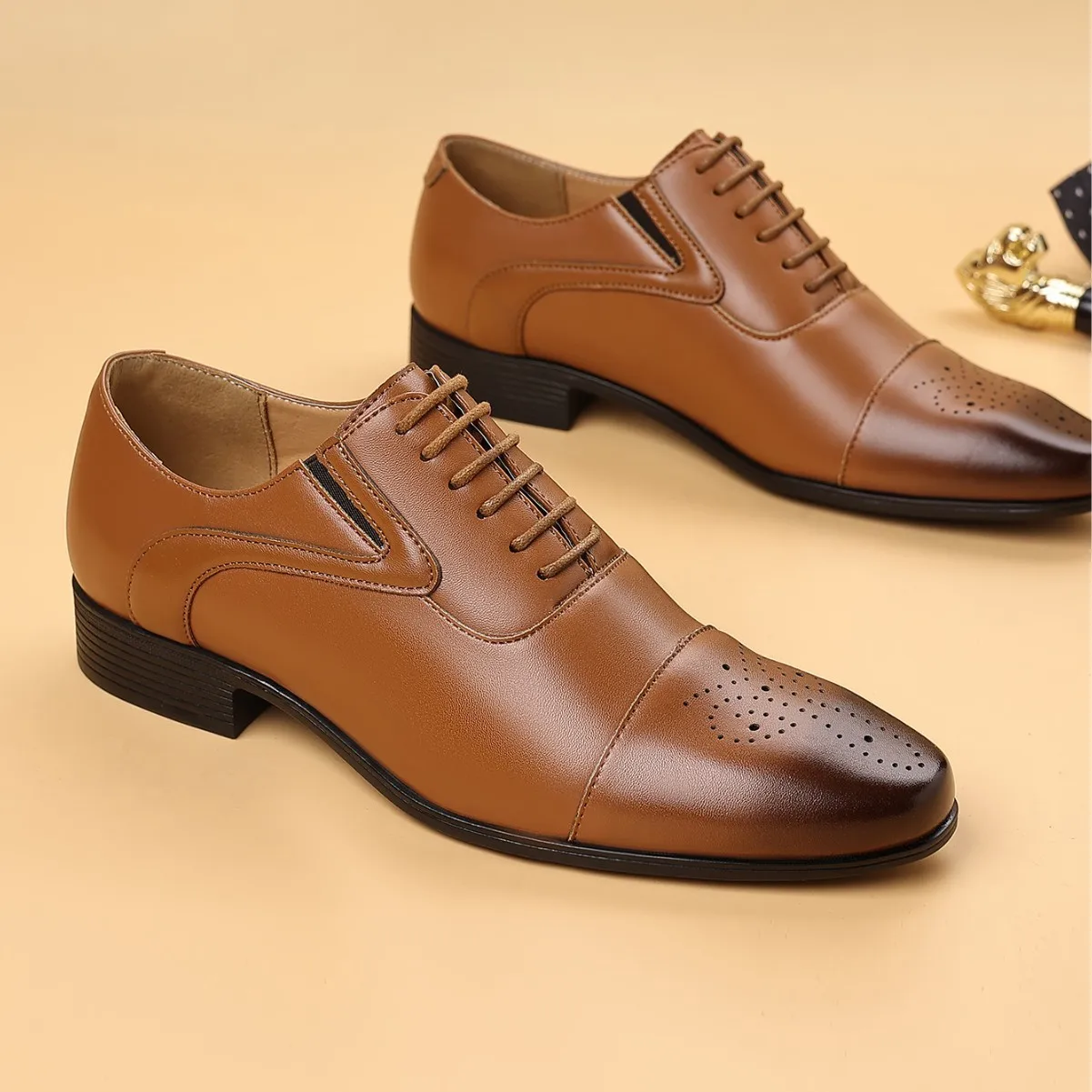 Men\'s Business Men\'s Shoes Fashion Men\'s Wedding Dress Formal Wear Shoes Leather Luxury Men\'s Office Sapato Social Male Party