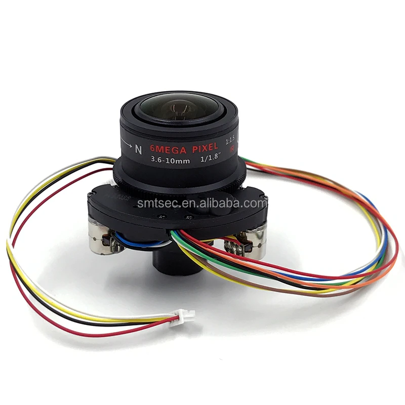 

Auto Focus Auto IRIS 3.6-10 mm Motorized Zoom CCTV Lens 1/1.8" F1.5 6MP for Security HD IP Cameras (SL-3610MFZ)
