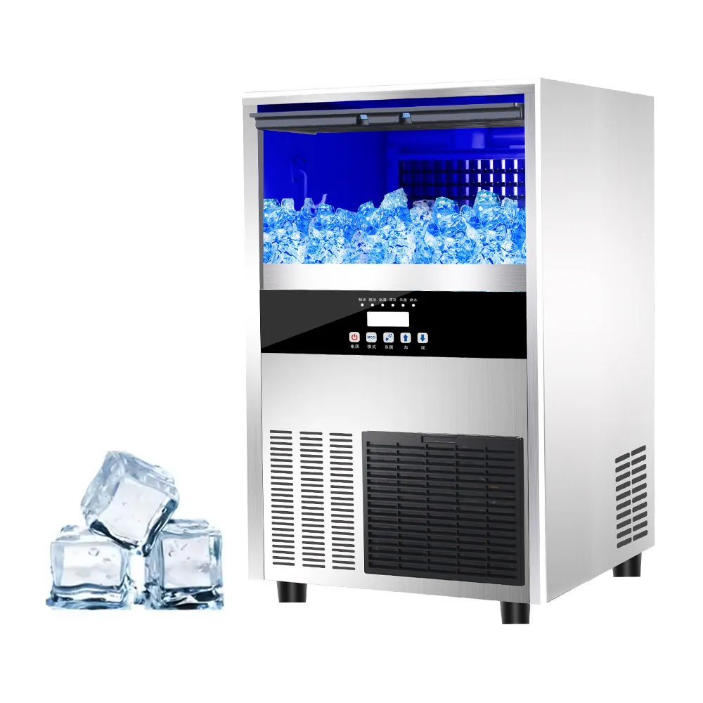 

Freestanding ice maker machine commercial restaurant bar cold drink 40kg/24h 110/220V cube ice machine