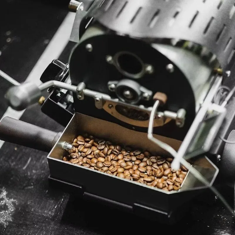 Mini Coffee Roaster Machine for Home Temperature Control Hot Air Bean Roasting Sample 50g 100g Tostadoras De Cafe view 5