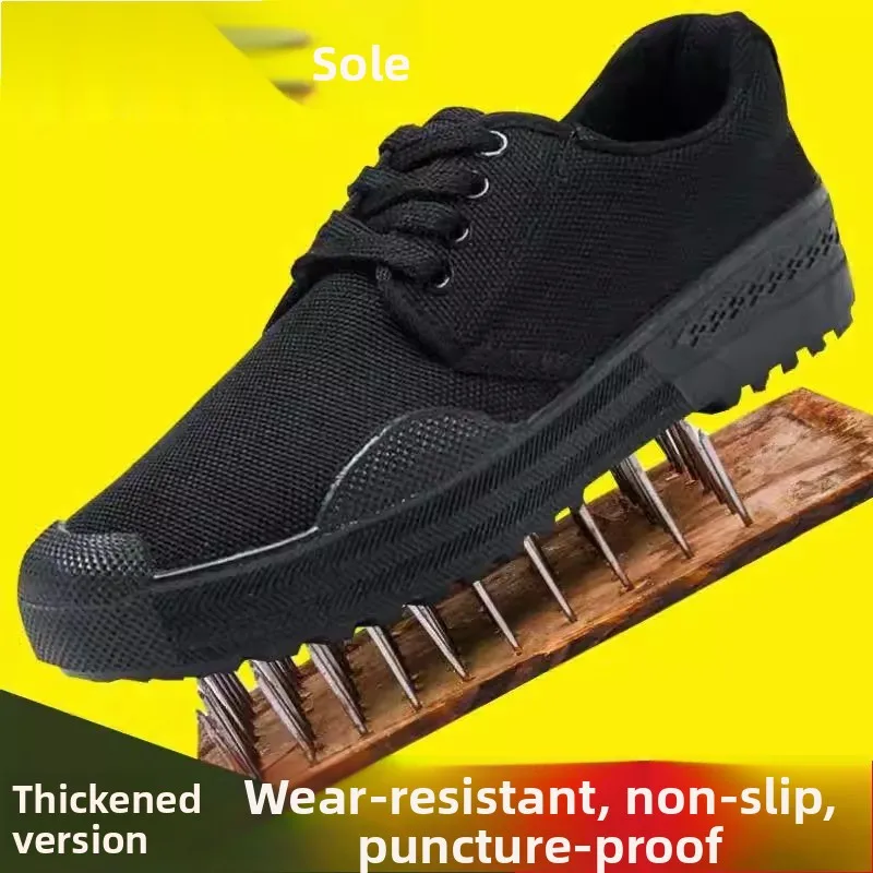 Chaussures de travail pour hommes, résistantes à l'usure, respirantes, en cuir de vachette, camouflage, pour chantier et entraînement