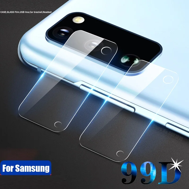 5Pcs Camera Film Lens Protector Soft Glass for Samsung S10 Lite S21 FE S21 S22 Ultra 4G