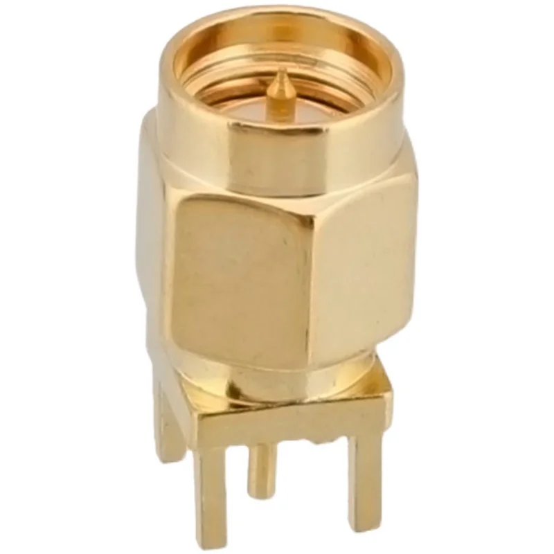 SMA-JE RF Connector SMA Male head and needle PCB Welding plate insert plate RF Antenna module base