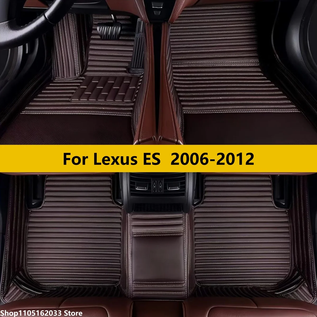Custom Car Floor Mats For Lexus ES ES350 ES240 2006 2007 2008 2009 2010 2011 2012 Front Rear Row Full Set Car Floor Mats