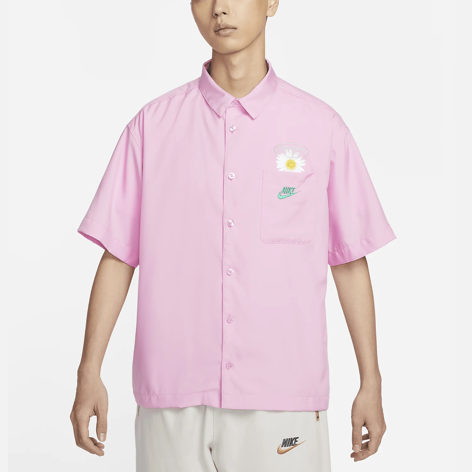 

Nike genuine Sportswear Men's Minimalist Breathable Short Sleeve Shirt HJ3956-662