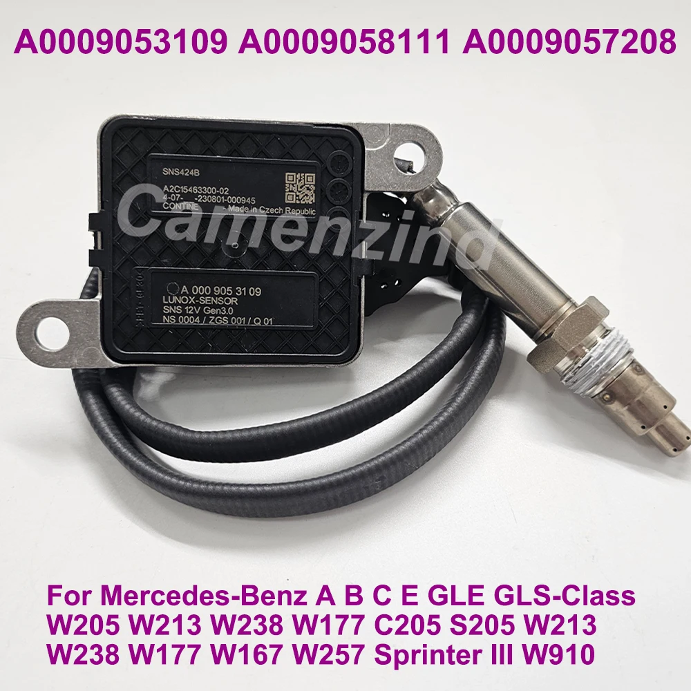 

Высококачественный датчик NOX A0009053109 0009053109 для Mercedes-Benz A B C E GLE GLS W205 W213 W238 W177 W167 W257 Sprinter III W910