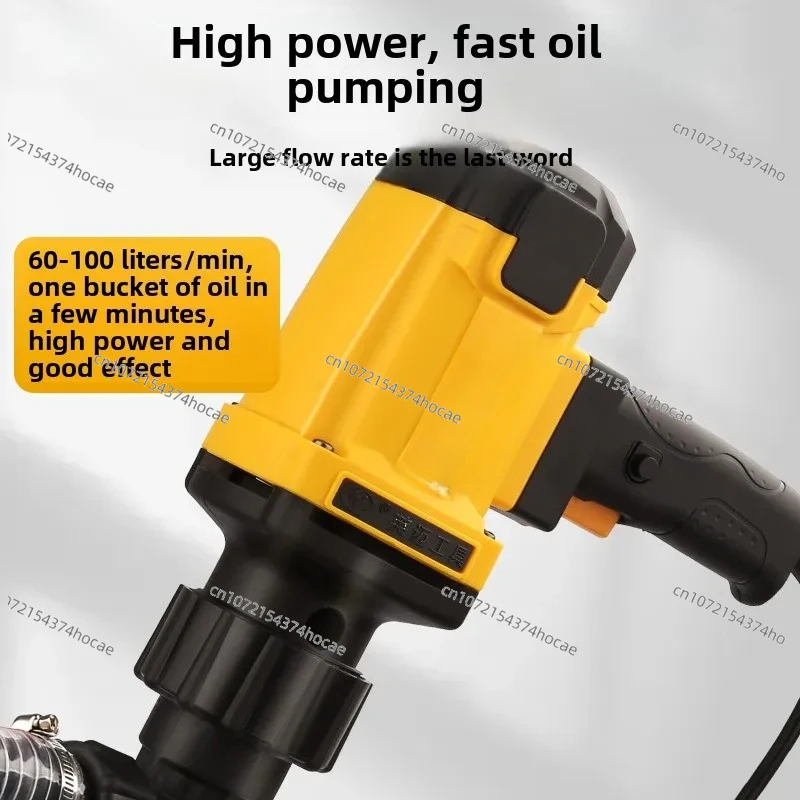Electric Oil Pump, 220V Explosion-proof and Corrosion-resistant Oil Pump, Portable Diesel High Flow Refueling Machine