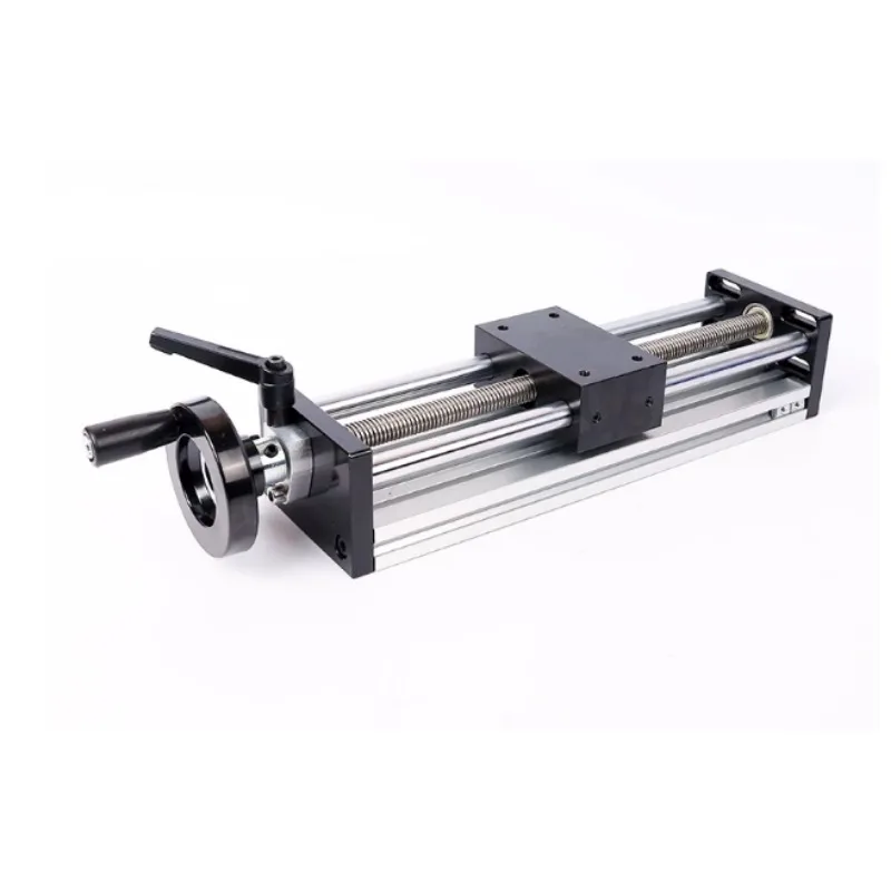 New Dual Optical Axis T-lead Screw Linear Slide, Manual Cross Precision CNC Motion Module
