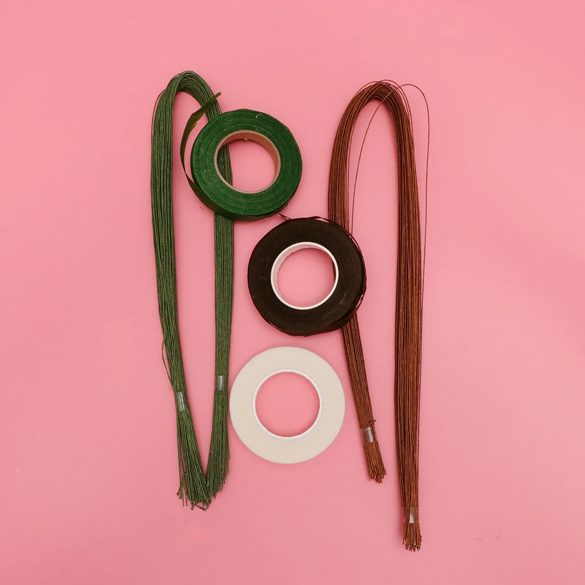 

1 set Floral Tape Wrap Stretchable Bouquet Packaging Material Tools DIY Flower Arrangement Supplies Wedding for Artificial