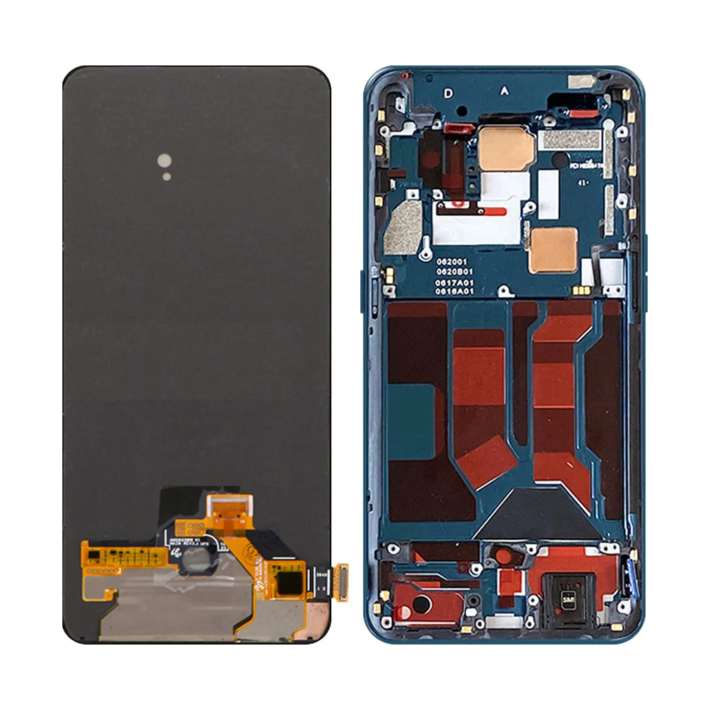 Original LCD For Oppo Reno 10x Zoom CPH1919 PCCM00 LCD Display For Reno10X Zoom Touch Screen Digitizer Assembly With Frame