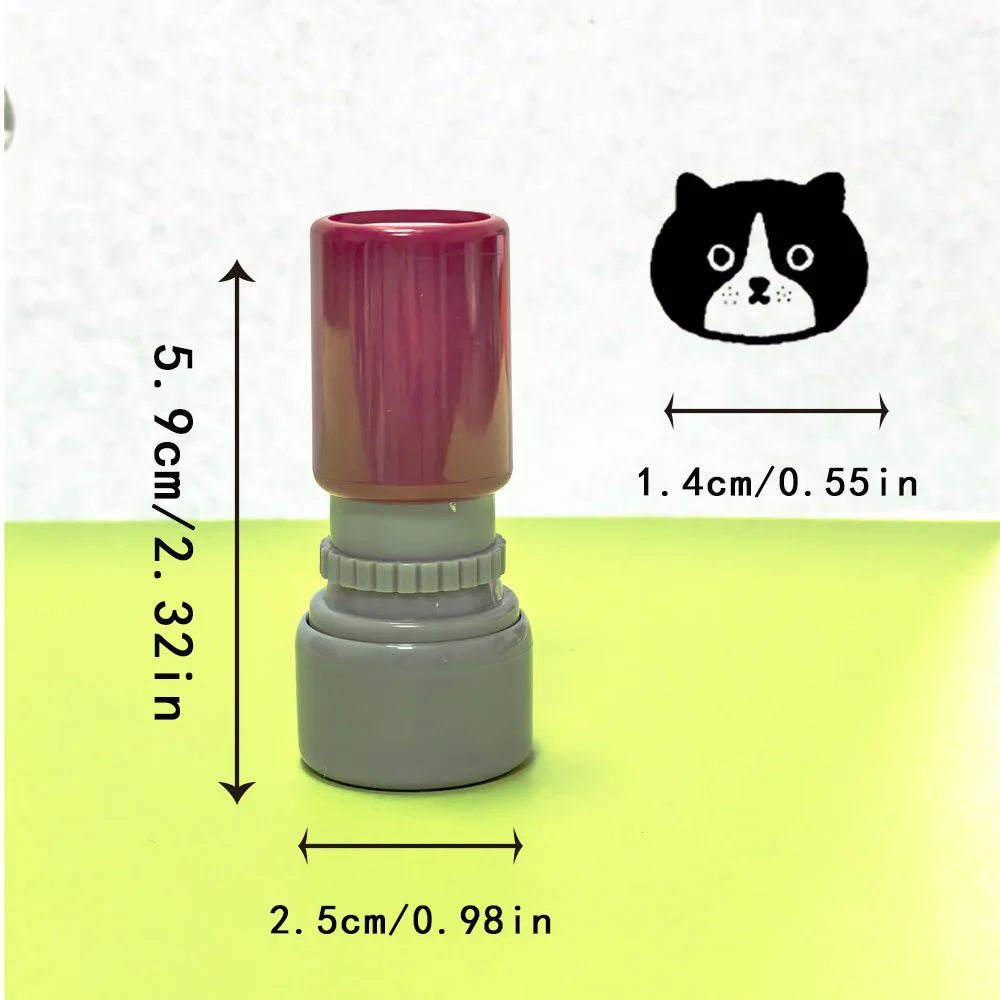 Cat Pattern Stamp Black Cat Animal Stamp for Inspiring and Encouraging Teaching Classroom Active Activities Teacher Stamp