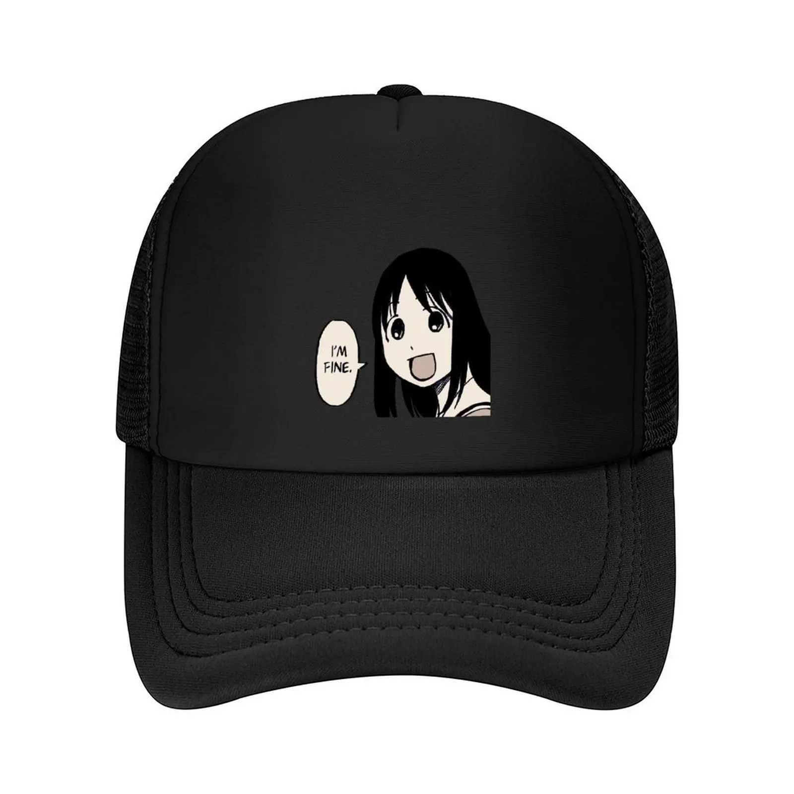 

I draw osaka saying i'm fine / azumanga daioh Baseball Cap Golf Cap New Hat Golf sailor cap for men Women's Golf Wear Men's