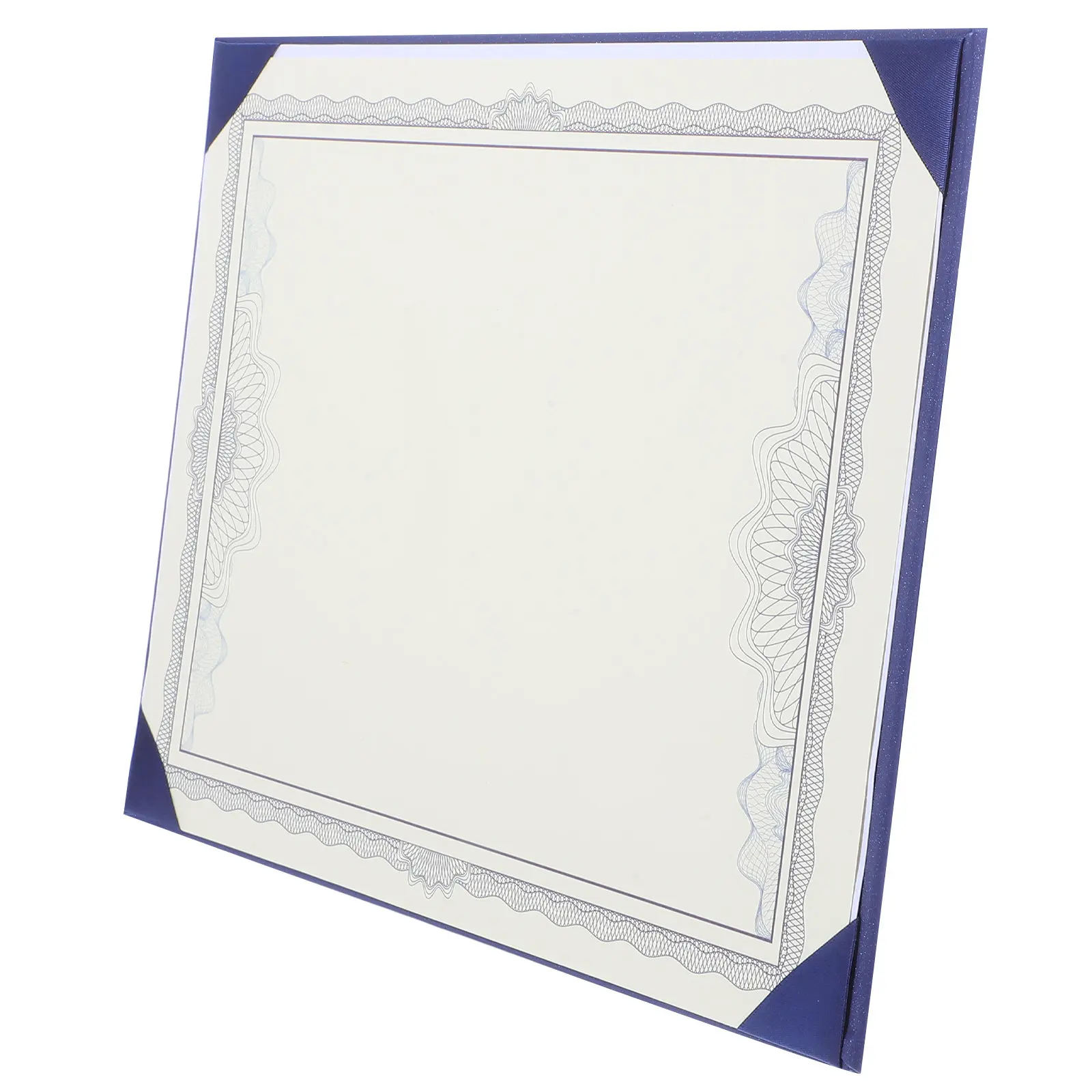 

Diploma Frame Certificate Cover Blank Waterproof Material Paper Silk Cloth Versatile Use for Graduation College High School
