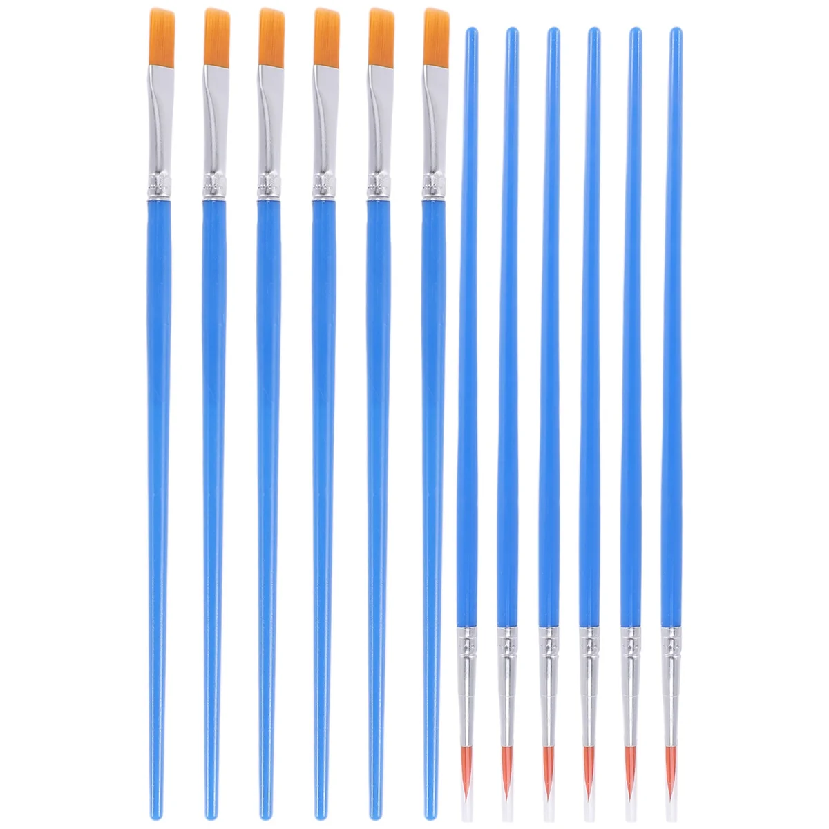 100-delige kinderpenselen set voor aquarel olieverf platte + puntige borstel voor lichaam gezicht nagel ambachtelijke kunst HOT