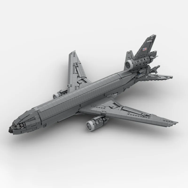 Klocki konstrukcyjne KC-10 Extender Model samolotu ocTechnology Modularny model samolotu wojskowego Klocki Świąteczna zabawka DIY Prezenty świąteczne