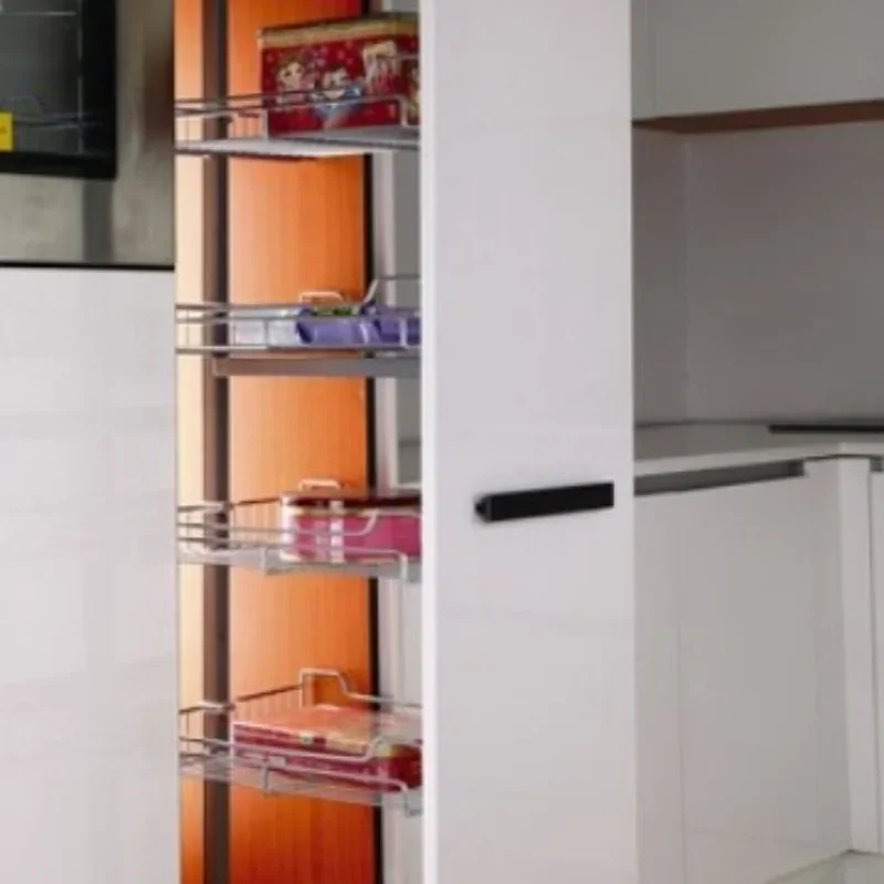 Multi-layer high cabinet, narrow cabinet multi-functional storage basket, cabinet storage monster basket