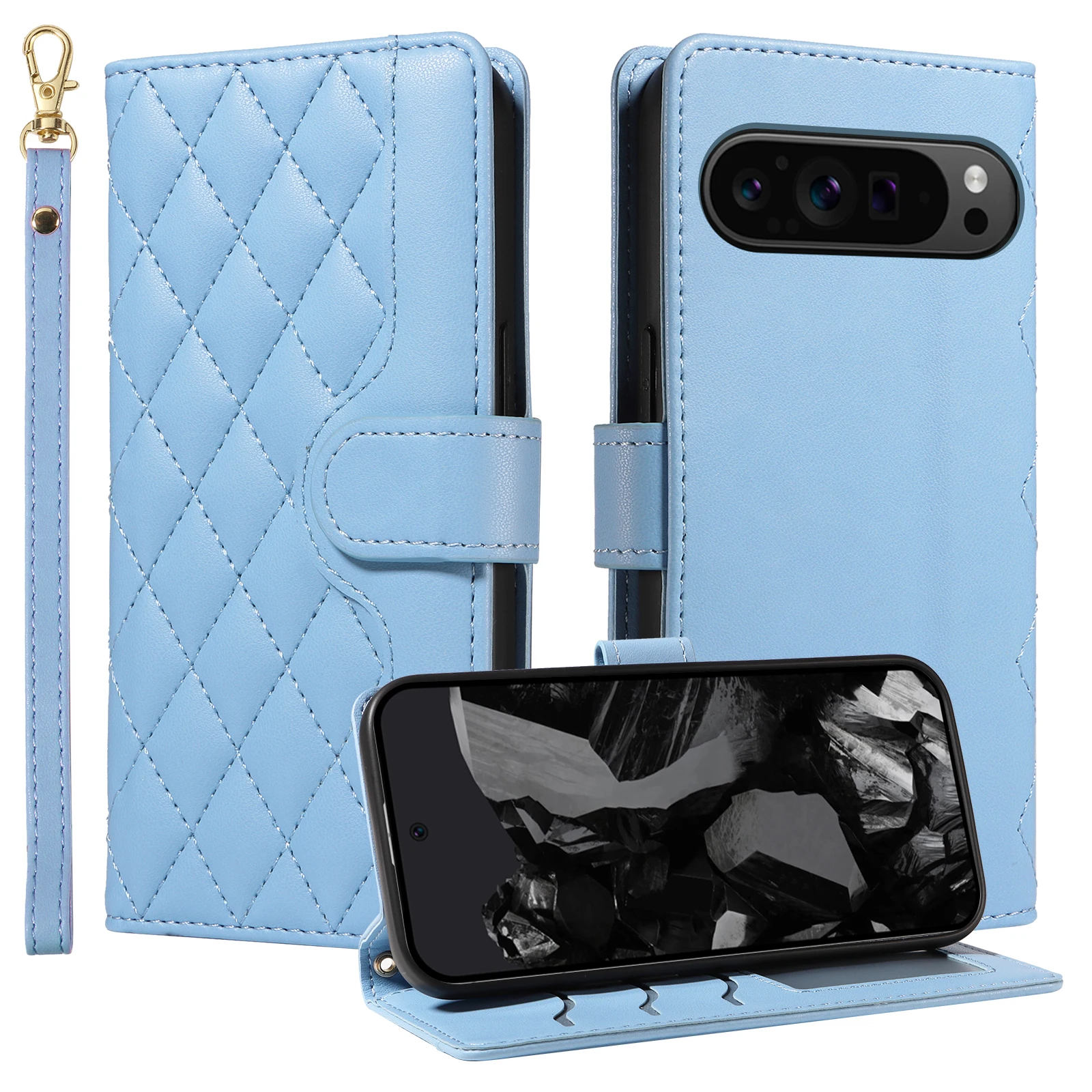 

Кожаный флип-чехол для Google Pixel 9 Pro XL 8 8A 7 7PRO 7A 6A