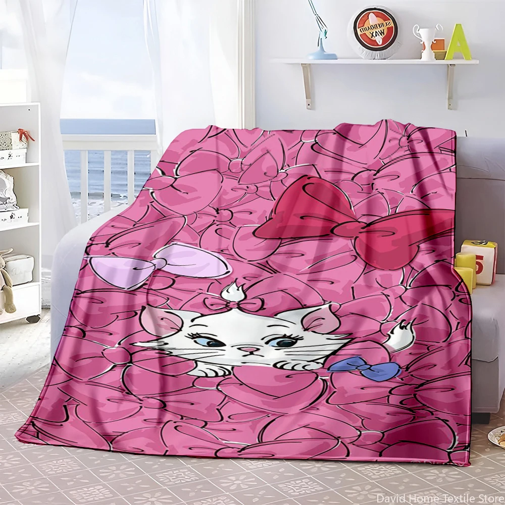 31 Style Cute Cat Marie Blanket Flannel Soft Warm Throw,Travel Blanket Sofa Kids Adult Children Nap Blankets For Girl Women Gift