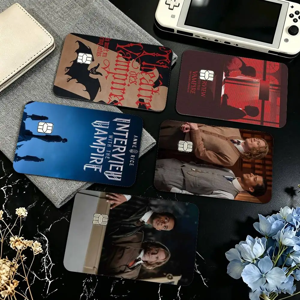 IWTV Interview with the Vampire  Credit Card HD Stickers Game Card Decal Small Chip Waterproof Sticker Gift