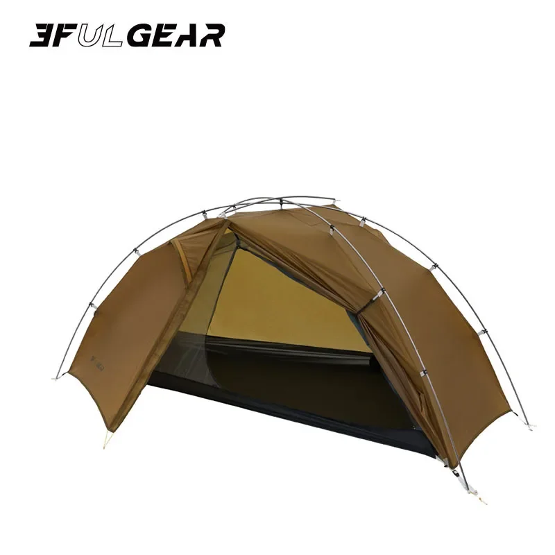 3F UL TAICHI 1 Person No-See-Um 3 Season/4 Season Camping 15D Silicon Coated Tent