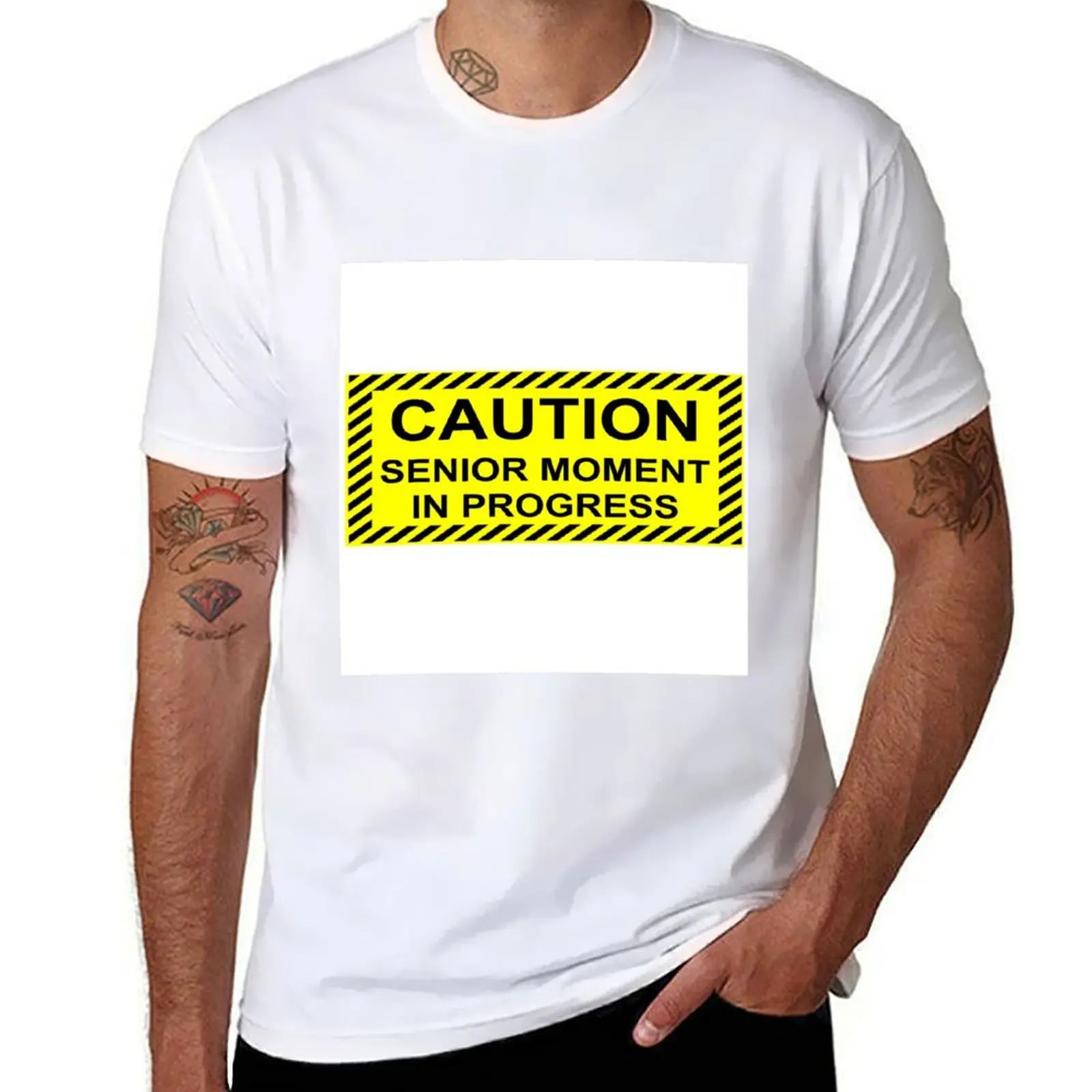 

CAUTION: man pack MOMENT shirts t shirt T-Shirt men cotton SENIOR PROGRESS IN for t