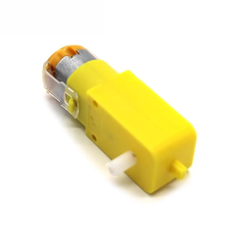 Single axis and double axis TT Motor 130 RPM Micro Gear Motor for DIY Robot Model, Small Production DC Motor
