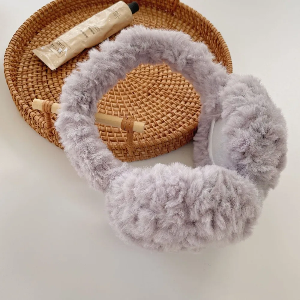 

Новые теплые теплые складные наушники для защиты ушей, зимние наушники, однотонные утолщенные складные наушники для улицы