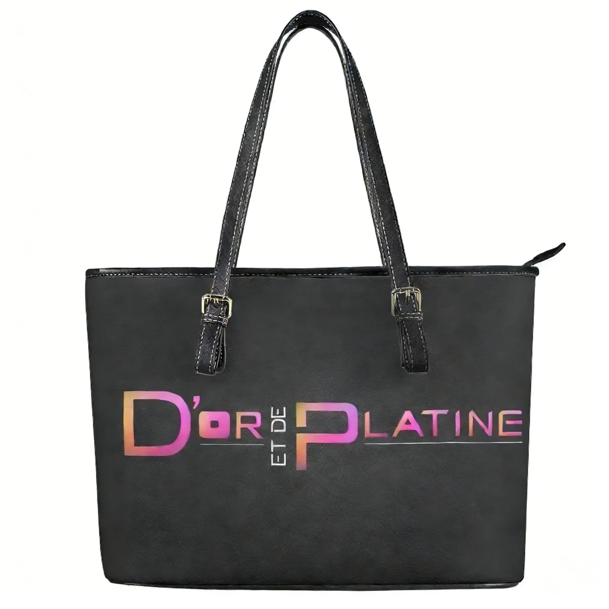 Rapper JUL C'est Pas Des Lol Custom Handbag Womens Mens Personalized Tote Bag Shoulder Bag Business Leather Purse Travel Bag