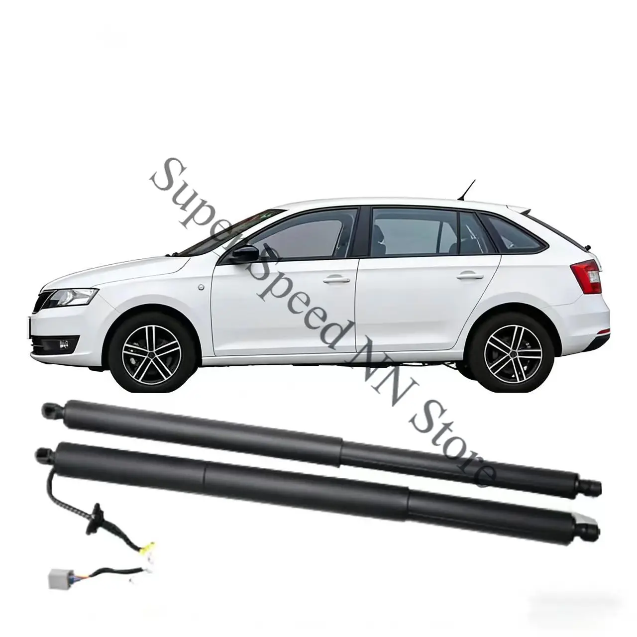 Rear Tailgate Lift Support For Skoda Octavia 2022 2023 2024 2025 2026，Tailgate Support Rod Rear 5E7827851D 5E7827851C 5E7827780E