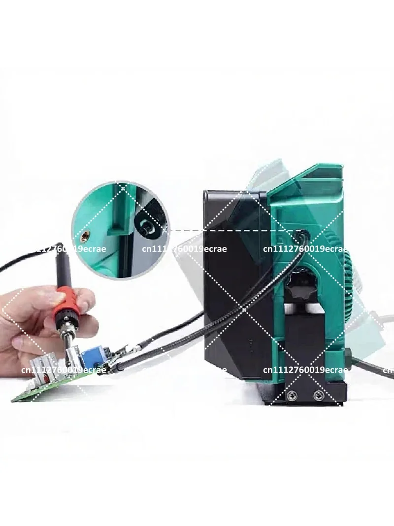 Soldering Smoke Absorber Electric Fume Extractor Fan for Welding Iron Purifier Exhaust