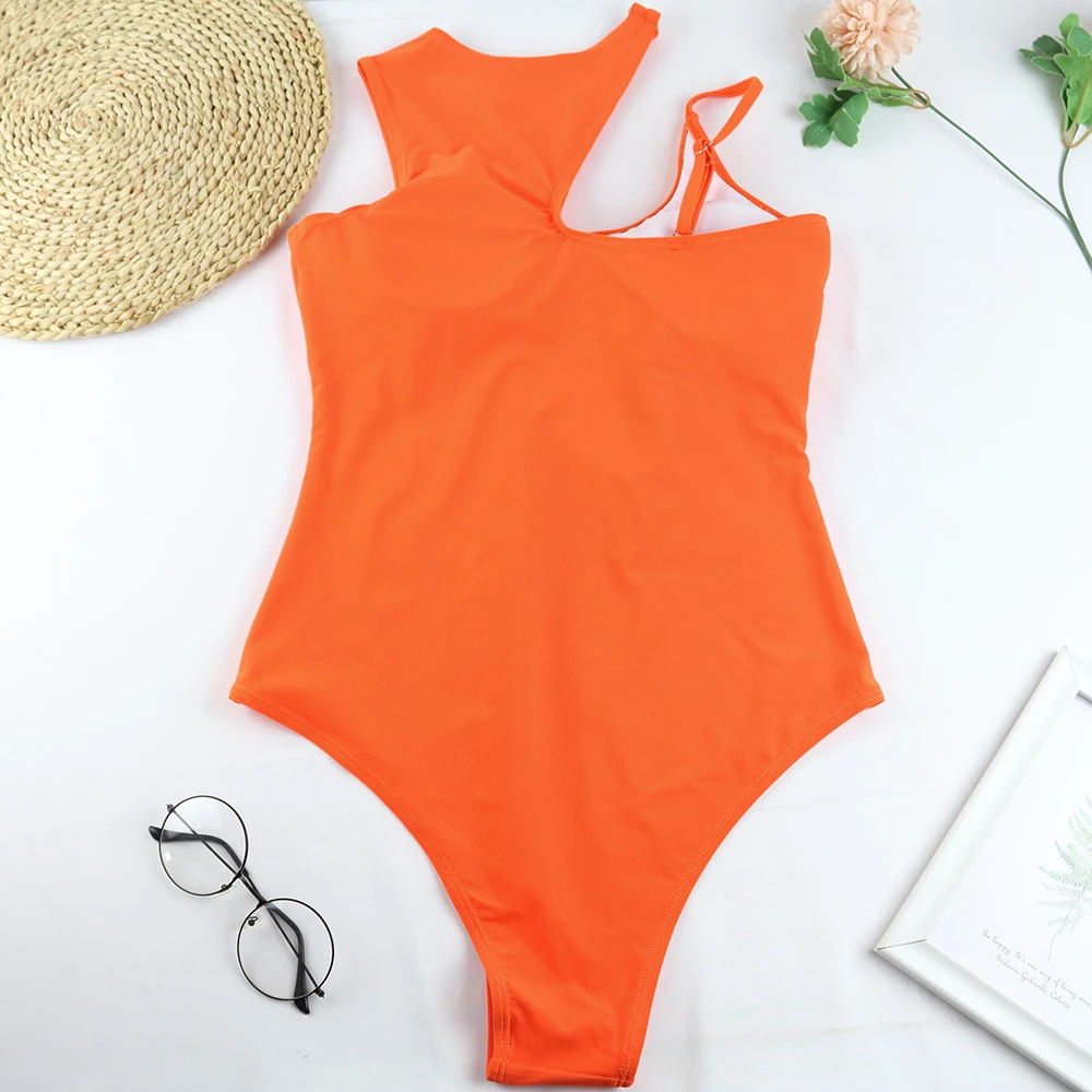 2026 Sexy Women One Piece Swimsuit Swimwear Female Solid Sexy Bikini Bather Bathing Suit Monokini Brazilian Swimming Suits