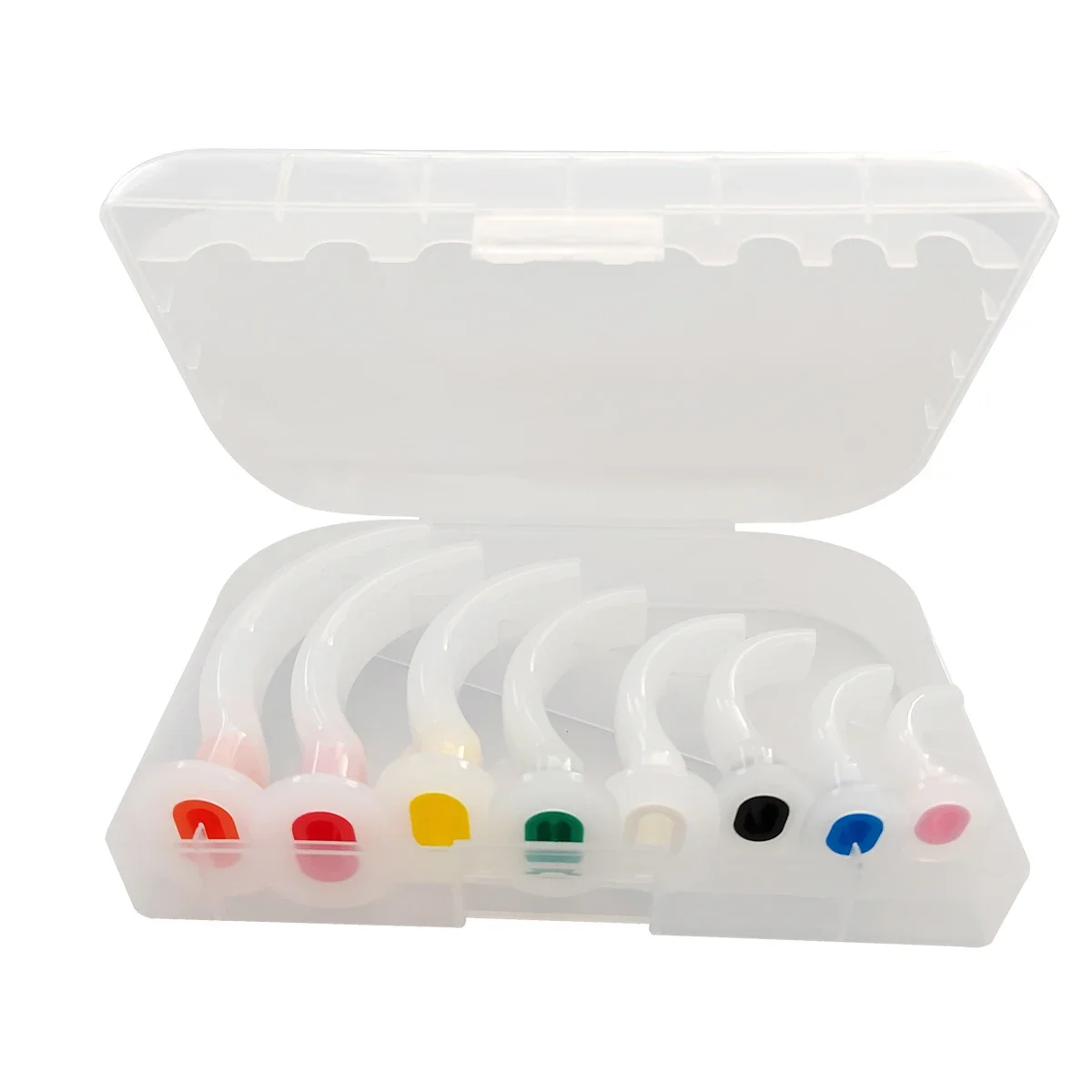 

8Pcs/Lot Disposable Oropharyngeal Airway Emergency Aid Airway Tube Gas Guide Tube forAssistance Oropharyngeal Aspiration Patient