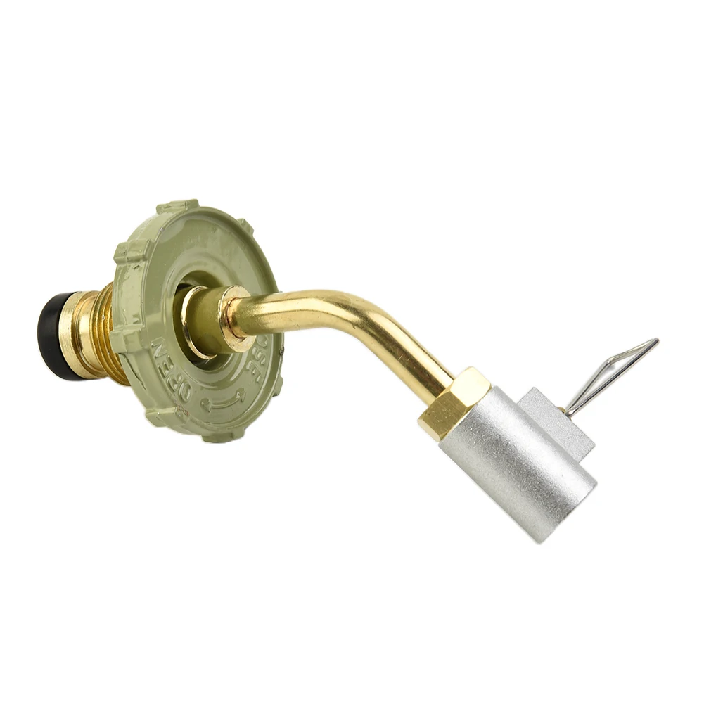 

1PC Aluminum Alloy Outdoor Camping For Gas Butane Cylinder Tank Refillable Connector Adapter Valve Cooking Tool Accessories