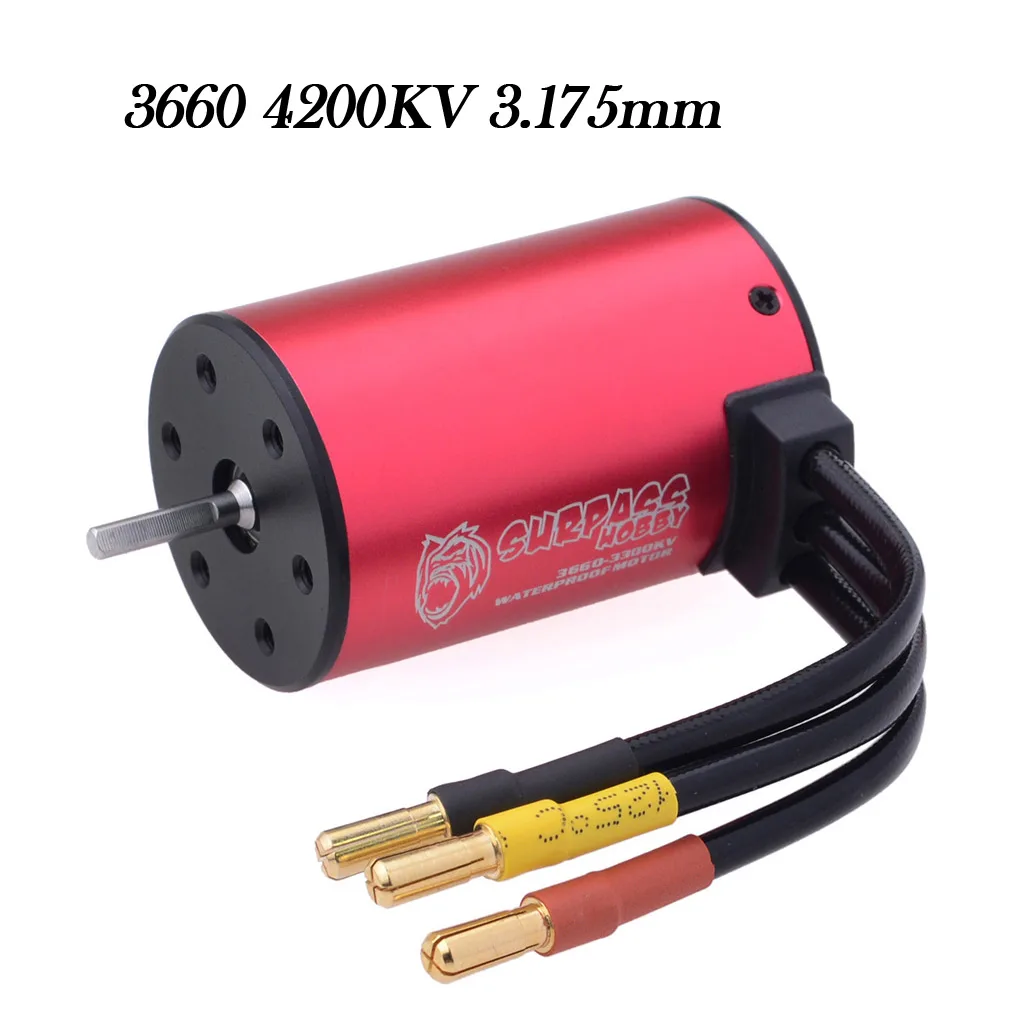 OVERTREFFEN HOBBY Wltoys 144001 124019 104001   RC Auto 3650 3660 F540 3600KV 5200KV 3930KV 4370KV Borstelloze Motor 45A 60A ESC