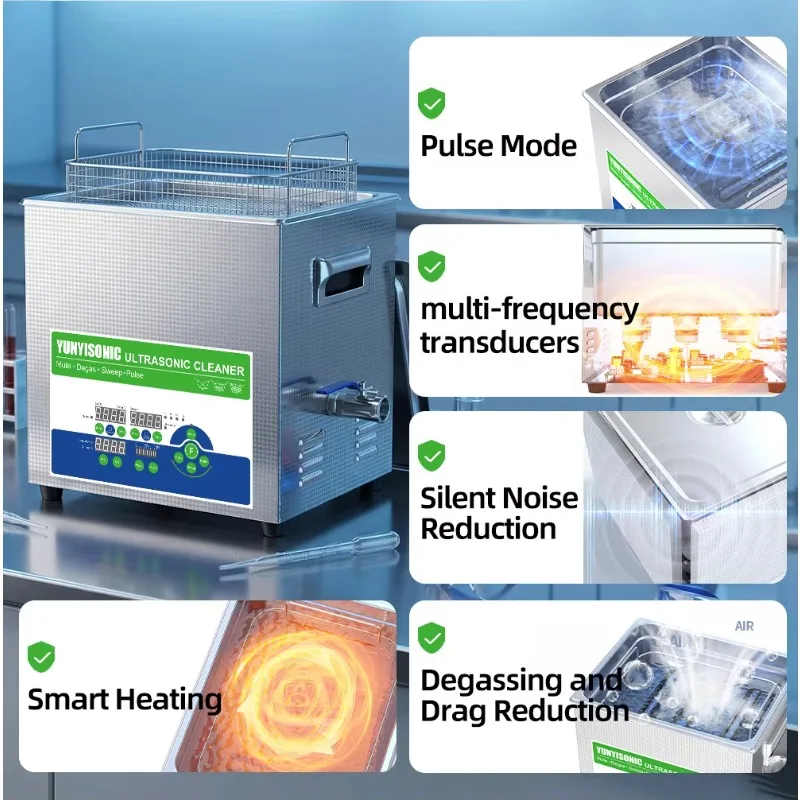 Ultrasonic Cleaning Machine With Digital Display Cleaner Industrial for Metal Parts Automotive Industry Laboratory Sonicator