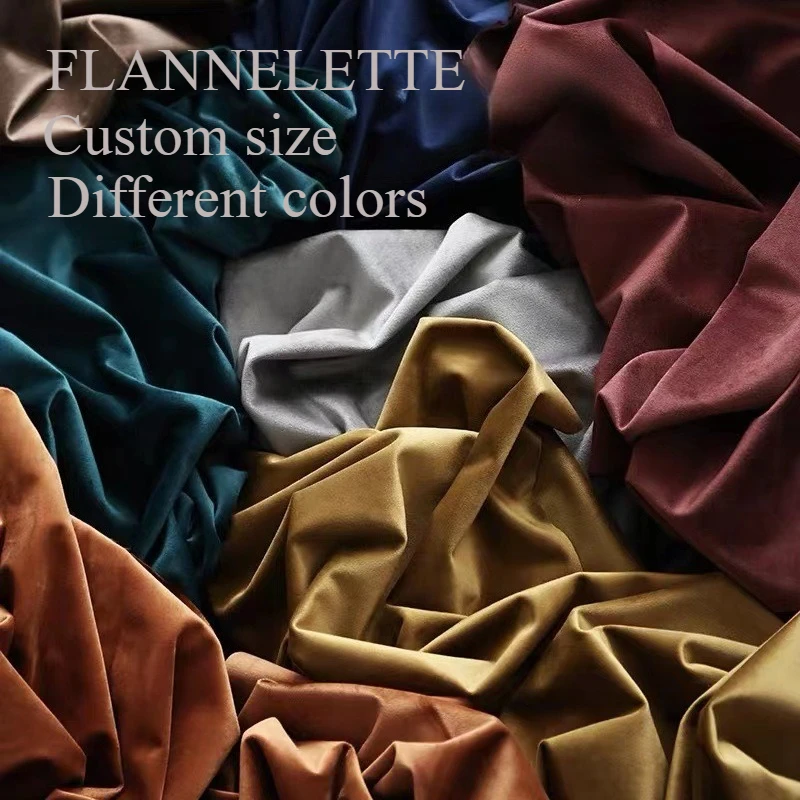 

American Simple Fully Blackout Dutch Velvet Solid Color Curtains for Living Room Bedroom Dining Thickened Sunshade Custom Size