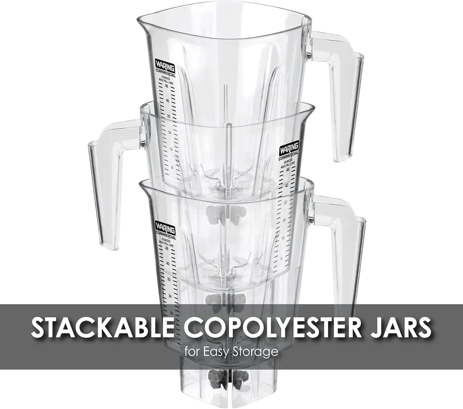 ブレンダー用の市販のトグルスイッチ,48オンスのパルス機能付きコントロール,コポリエステルスタッキングコンテナ,BB300ブレード,1 hp