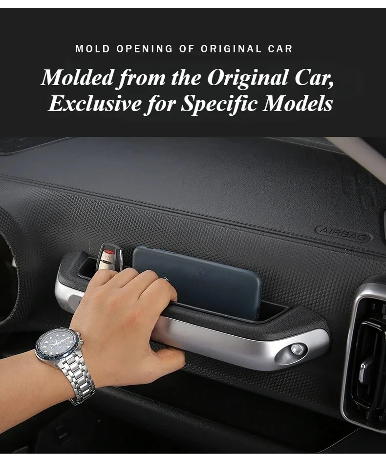 For Haval Dargo 2021-2026 Car Passenger Handle Storage Box Co-pilot Grab Handle Organizer Box Interior Decoration Accessories detail image 5