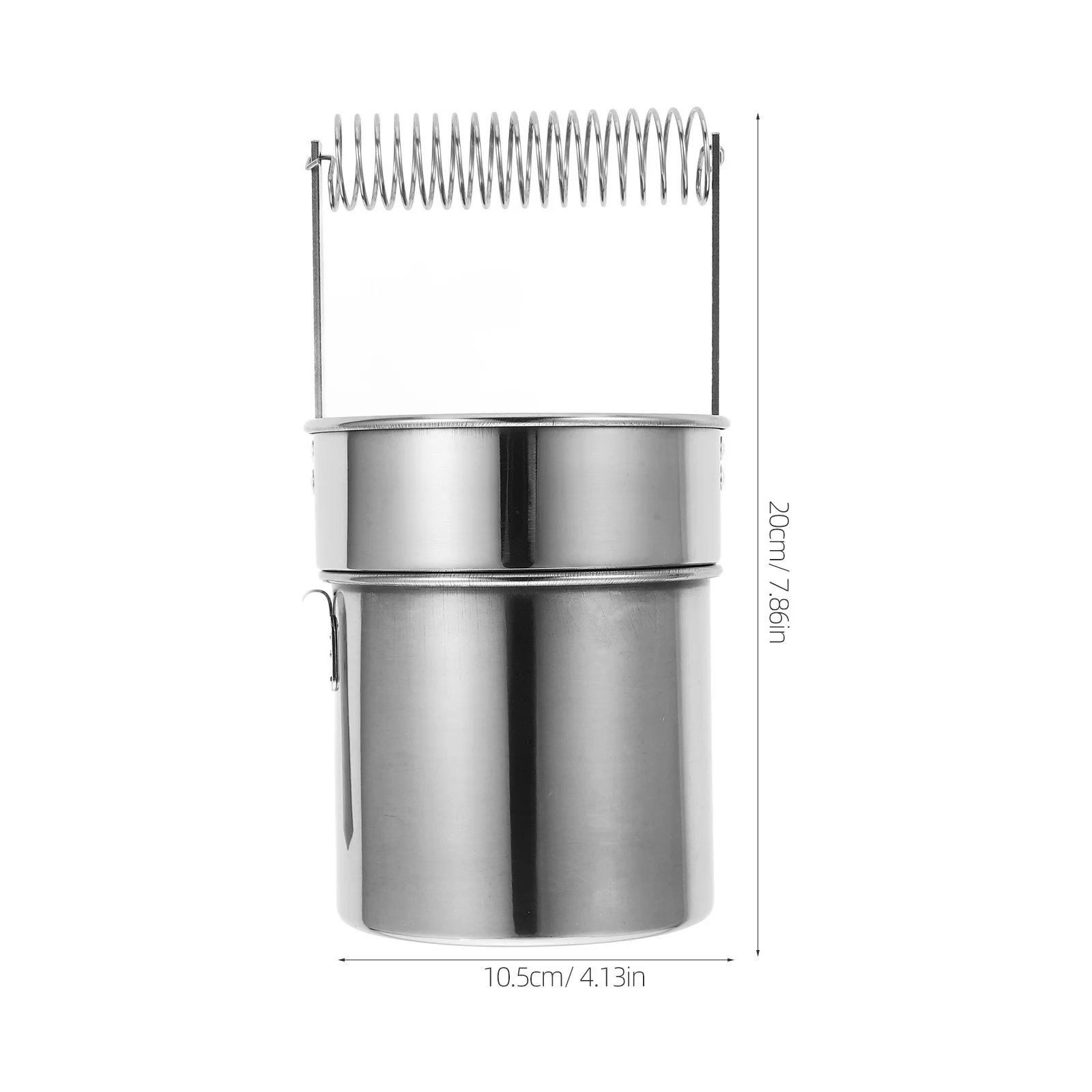 Tasse de lavage à Double couche, nettoyeur de pinceaux à peinture en acier inoxydable de grande capacité avec poignée Portable, Clip de stylo inclus, Pot d'huile pour