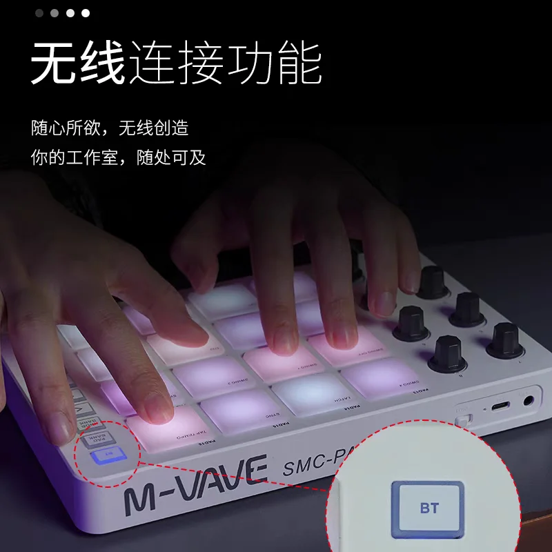nuevo-controlador-midi-inalambrico-con-16-pads-de-ritmo-portatil-ideal-para-djs-para-la-produccion-musical-para-principiantes-y-para-presentaciones-en-vivo