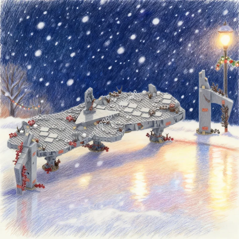 

1124 шт. MOC UCS Dol Guldur Part 8 Кольца Модель Строительные блоки Архитектурная игрушка Креативная идея Рождественские подарки Образовательный кирпич