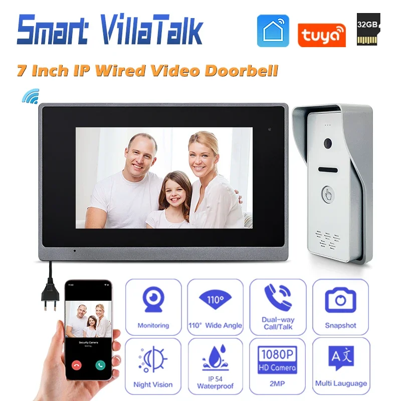 

Best seller 1080P 2 million pixels Power for indoor monitor doorbell camera intercom wireless video intercom wifi door locks