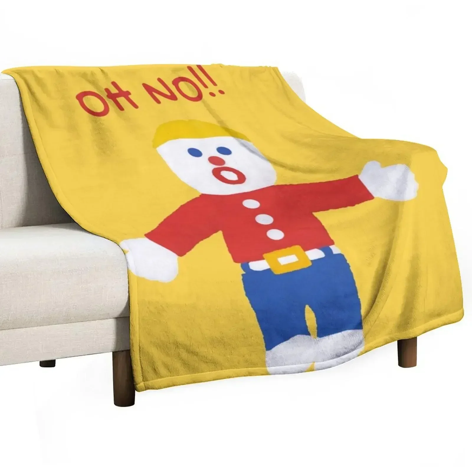 

Oh no!!! mr. bill Throw Blanket Soft Warm Blanket Gift for Men Women Adults
