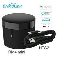 Original Broadlink RM4 Mini IR WiFi Smart Switch Universal Remote Control HTS2 Sensor Works With Alexa Google Home Assistant