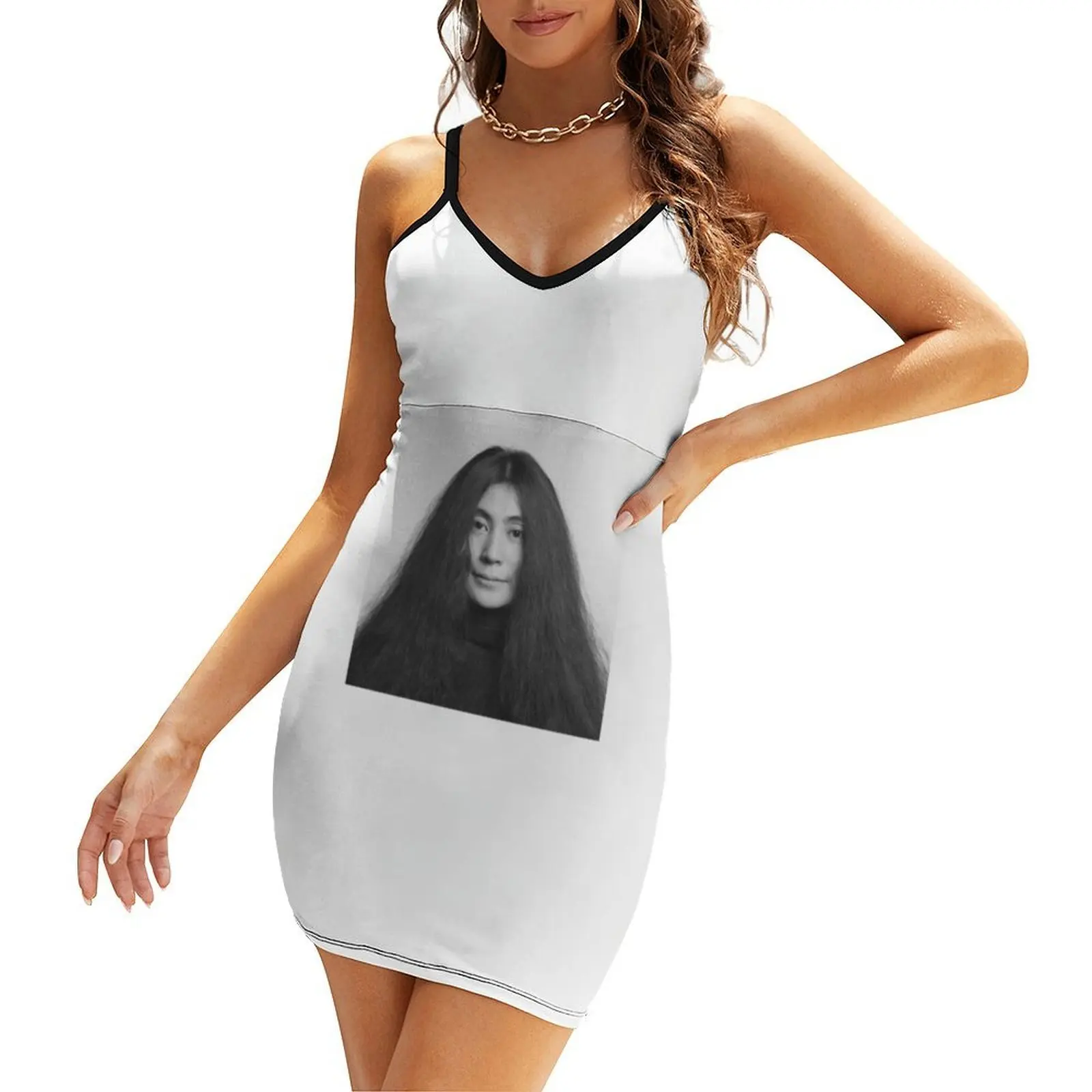 

Yoko Ono Portrait Sling Dress evening dress women women's evening dresses womans clothing dress for women 2025