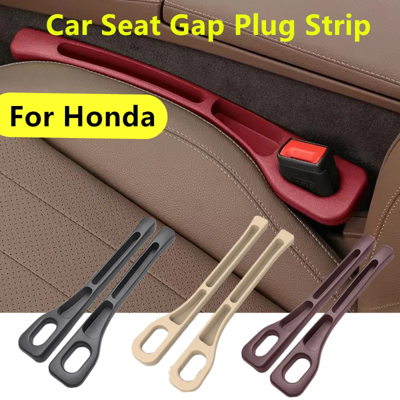 PU Car Seat Gap Filler Leak-Proof Filling Strip Anti-Drop With Hole For Honda Civic Fit Jazz Pilot CRV XRV Odyssey Passport City