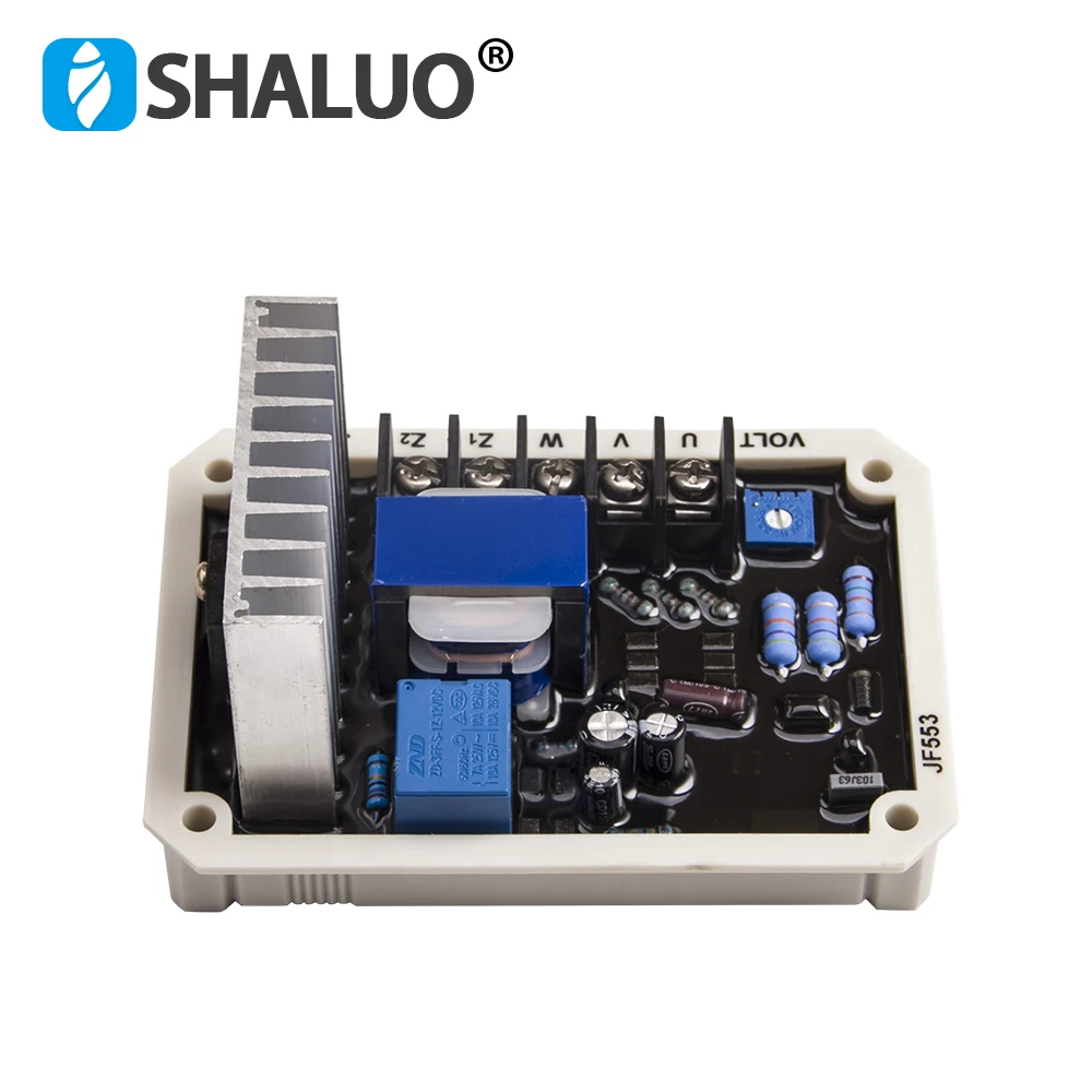 JF553 AVR Three Phase 380V STC Brush Generator AVR Automatic Voltage Regulator Stabilizer Control Board Replace GB170